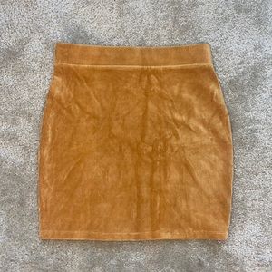 FOREVER21 BURNT YELLOW BODYCON SKIRT